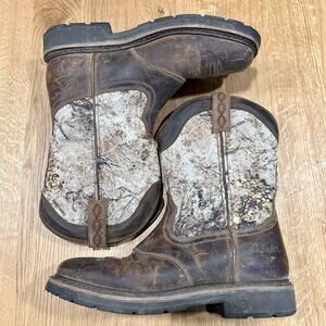 Cabela’s Cowboy Work Boots Camo Hunting Men’s Size 9